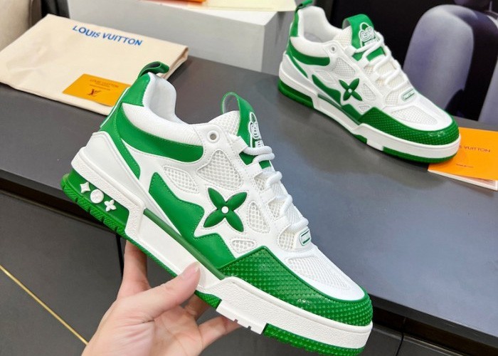 l***v skate sneaker green